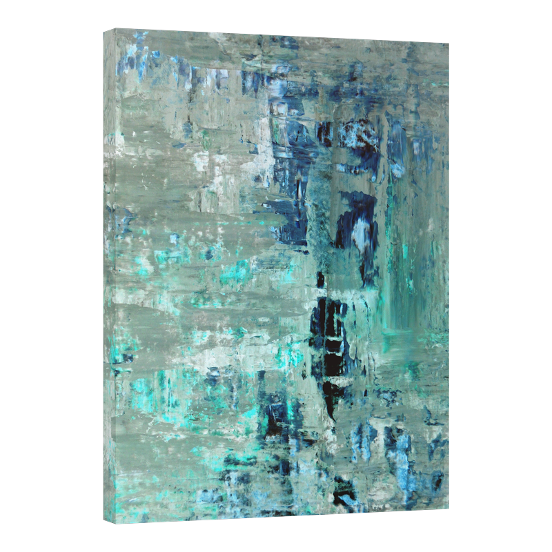 Абстракция тюркуаз